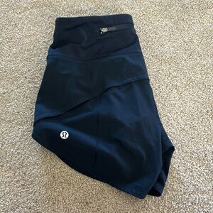 Lululemon navy size 0 speed up shorts